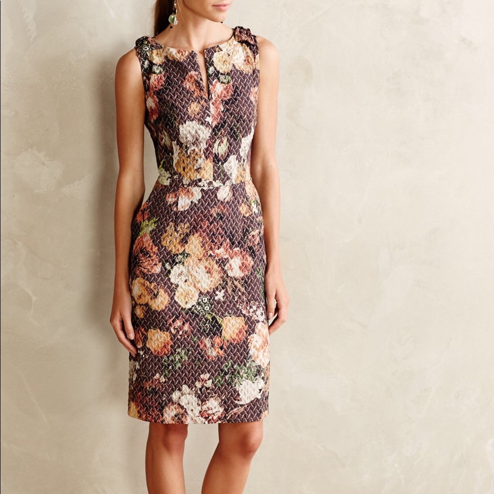 Anthropologie Tabitha Quilted Tema Dress NWOT